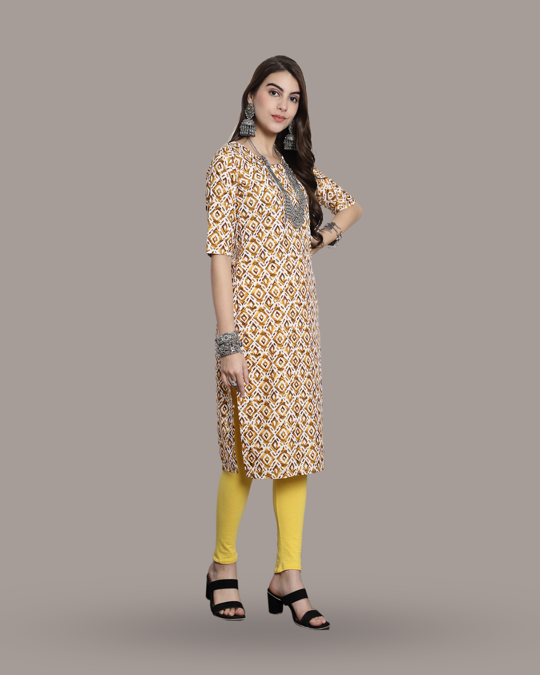 Sand Dune Printed Kurta