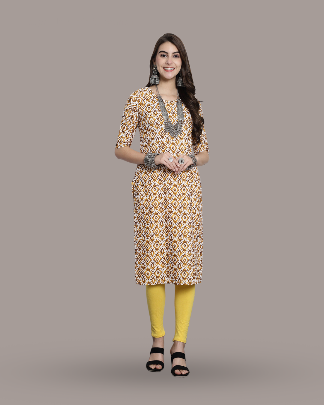 Sand Dune Printed Kurta