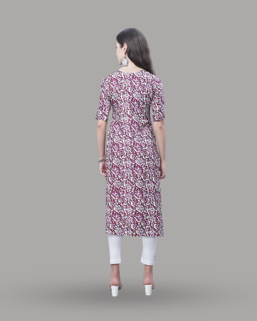 Blush Blossom Printed Kurta