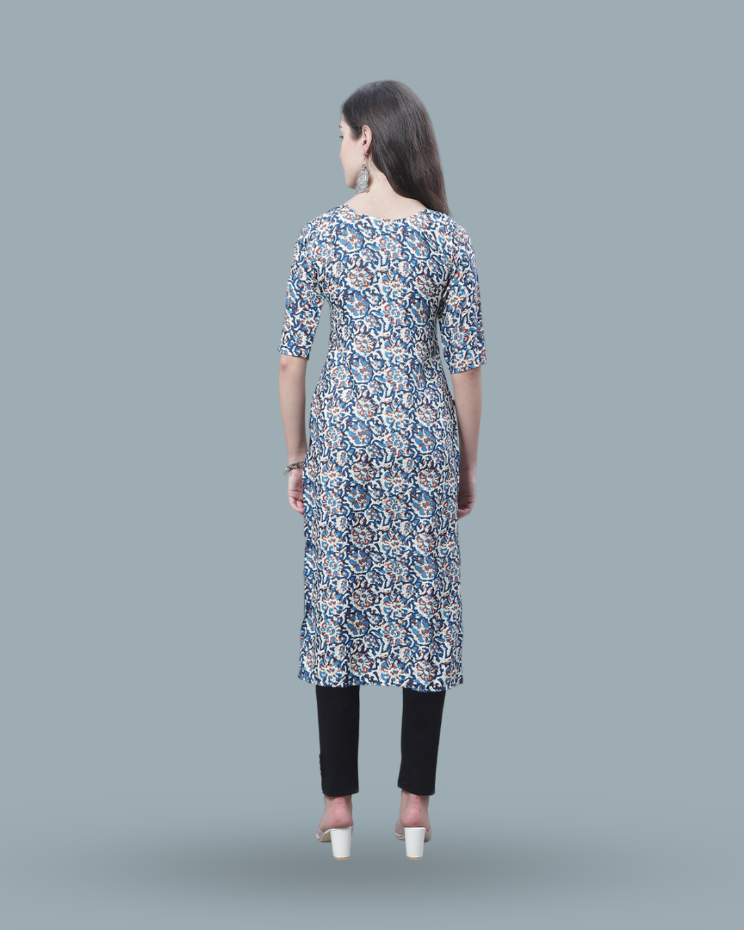 Ocean Breeze Printed Kurta