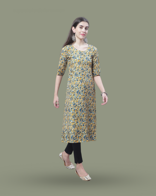 Forest Fantasy Printed Kurta