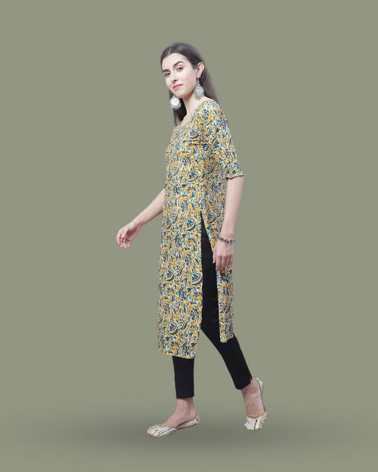 Forest Fantasy Printed Kurta