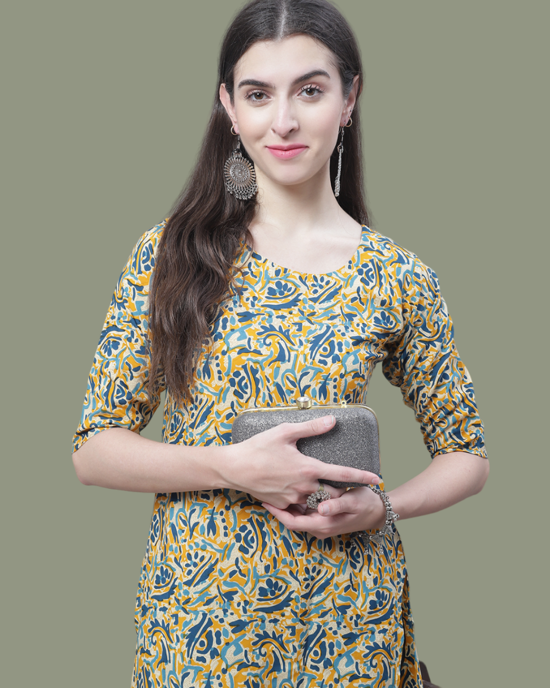 Forest Fantasy Printed Kurta