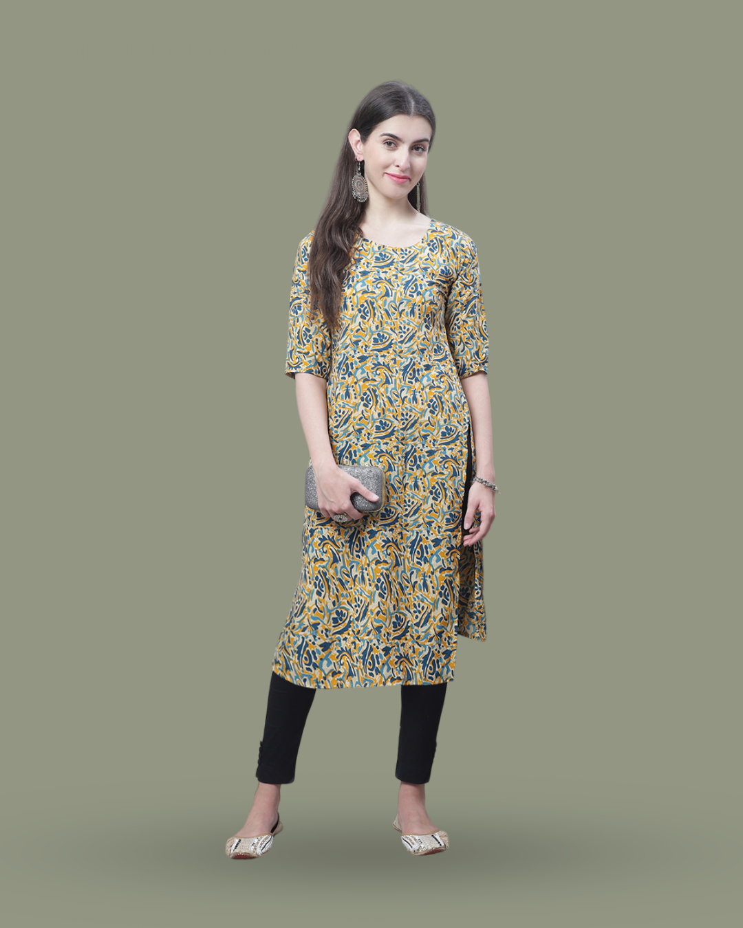 Forest Fantasy Printed Kurta